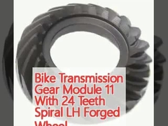 Bike Transmission Gear Module 11 với 24 răng xoắn ốc LH đúc bánh xe