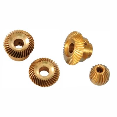 Đồng hợp kim thép không gỉ bánh răng Bevel 12mm Bore chính xác dụng cụ bánh răng