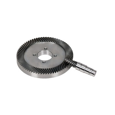 Hypoid xoắn ốc Bevel Gears ổn định Dải truyền trơn tru Tỷ lệ giảm cao 16 răng 18 răng