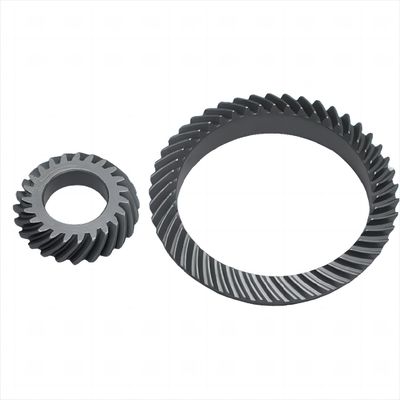 28 răng 90 độ xoắn ốc Bevel Gear Load Heavy Pinion Crown Gear For Aviation
