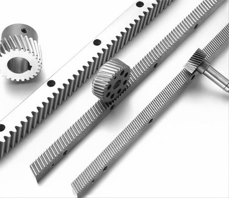 DIN 6- DIN 8 Helical Gear Straight Gear Rack với Milling, Grinding & quenching