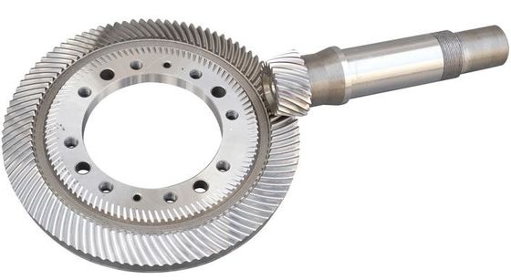 Gleason loại răng hồ sơ làm nóng Bevel Gear Set cho hệ thống truyền tải điện