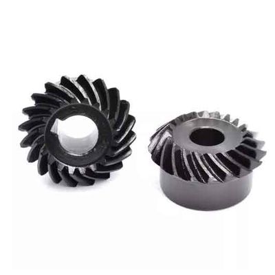 1.5 Mô-đun Crown Wheel And Pinion Thép cứng xoắn ốc Bevel Gear cho xe đạp
