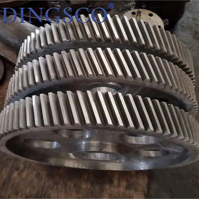 Bánh răng trụ nghiêng mô-đun lớn 20CrMnTi, bánh răng truyền động kết cấu chịu tải nặng