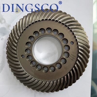 DINGSCO Spiral Bevel Gear hợp kim thép xử lý nhiệt CNC máy gia công hạng nặng